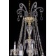 Candelabru Cristale, Sticla, Lux, Bohemia, E14, L10106041CE, Crystal