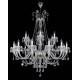 Candelabru Cristale, Sticla, Lux, Bohemia, E14, L10106041CE, Crystal