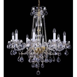 Candelabru Cristale, Sticla, Lux, Bohemia, E14, L10106043CE, Crystal