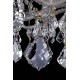 Candelabru Cristale, Sticla, Bohemia, E14, L10106048CLN, Crystal