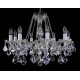 Candelabru Cristale, Sticla, Bohemia, E14, L10106048CLN, Crystal