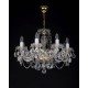 Candelabru Cristale, Sticla, Bohemia, E14, L10106053CLN, Crystal