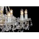Candelabru Cristale, Sticla, Bohemia, E14, L10106056CLN, Crystal