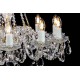 Candelabru Cristale, Sticla, Bohemia, E14, L10106056CLN, Crystal