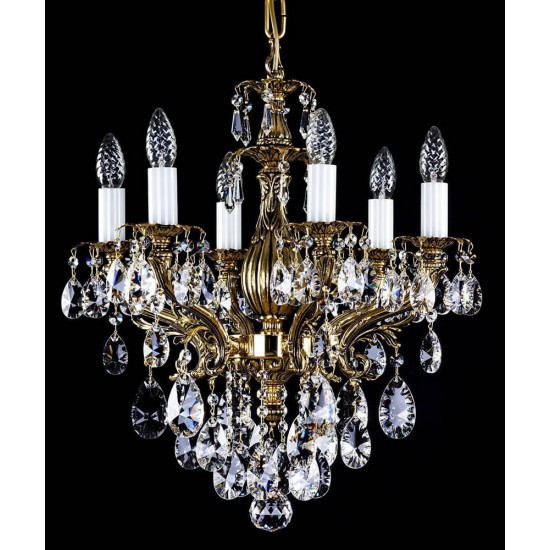 Candelabru Alama, Cristale, Bohemia, E14, L10106143CE, Crystal