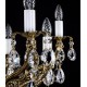 Candelabru Alama, Cristale, Bohemia, E14, L10106144CE, Crystal