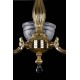 Candelabru Alama, Cristale, Bohemia, E14, L10106149CE, Crystal