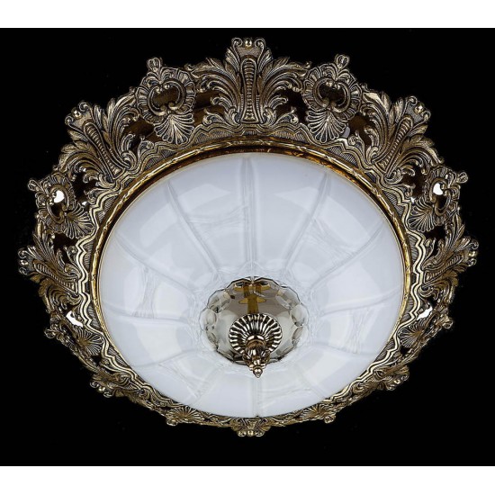 Candelabru Alama, Cristale, Bohemia, E14, L10106153, Crystal