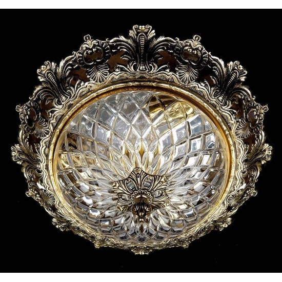 Candelabru Alama, Cristale, Bohemia, E14, L10106155, Crystal