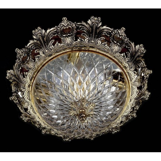 Candelabru Alama, Cristale, Bohemia, E14, L10106156, Crystal