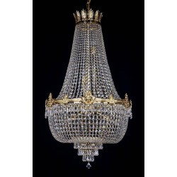 Plafoniera Cristale, Pear, Bohemia, E14, L10106259CLN, Crystal