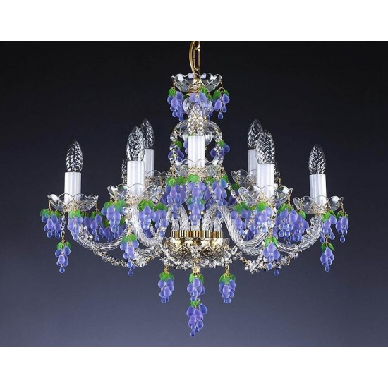 Candelabru Cristale, Bohemia, E14, L101063V, Crystal