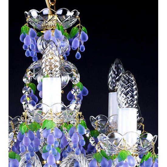 Candelabru Cristale, Bohemia, E14, L101063V, Crystal