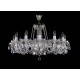 Candelabru Cristale, Sticla, Bohemia, E14, L10106417CLN, Crystal