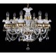 Candelabru Cristale, Bohemia, E14, L101069CE white, Crystal