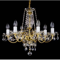 Candelabru Cristale, Bohemia, E14, L101082CE, Crystal