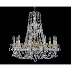 Candelabru Cristale, Bohemia, E14, L101087CLN, Crystal