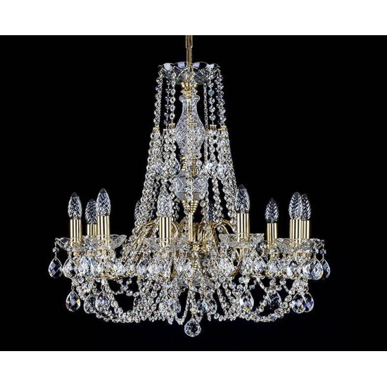 Candelabru Cristale, Bohemia, E14, L101087CLN, Crystal