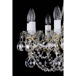 Candelabru Cristale, Bohemia, E14, L101087CLN, Crystal