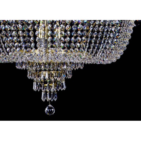 Candelabru Cristale, Larges, Bohemia, E14, L101089CLN, Crystal