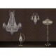 Candelabru Cristale, Larges, Bohemia, E14, L101089CLN, Crystal