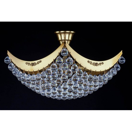 Plafoniera Cristale, Square, Bohemia, E27, L201045CLN, Crystal
