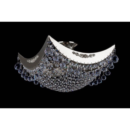 Plafoniera Cristale, Square, Bohemia, E27, L201048CE, Crystal