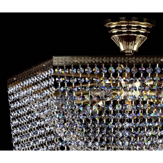 Plafoniera Cristale, Wave, Bohemia, E14, L201049CE, Crystal