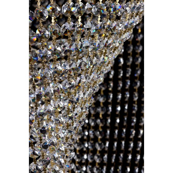 Plafoniera Cristale, Wave, Bohemia, E14, L201049CE, Crystal