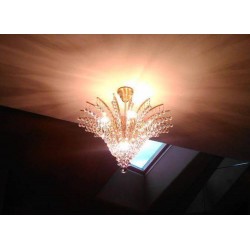 Plafoniera Cristale, Cascada, Bohemia, G9, L201053CLN, Crystal