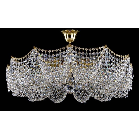 Plafoniera Cristale, Wave, Bohemia, E14, L201057CE, Crystal