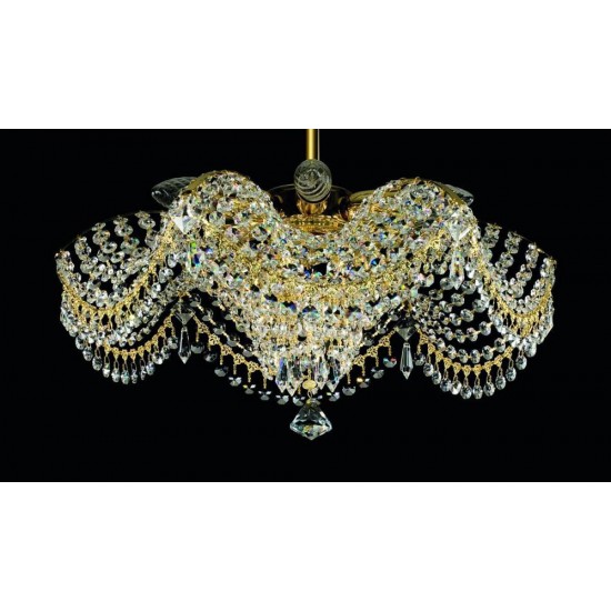 Plafoniera Cristale, Wave, Bohemia, E14, L201059CE, Crystal