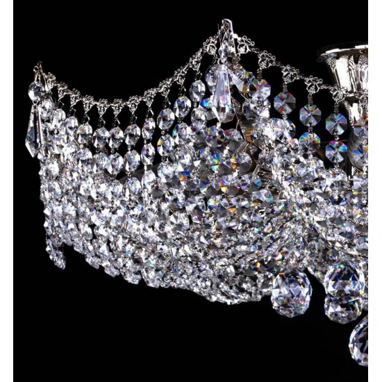 Plafoniera Cristale, Wave, Bohemia, E14, L201060CLN, Crystal