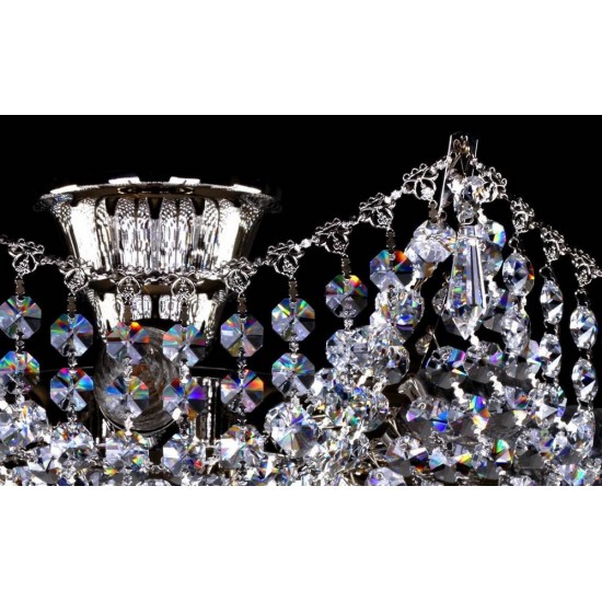 Plafoniera Cristale, Wave, Bohemia, E14, L201060CLN, Crystal