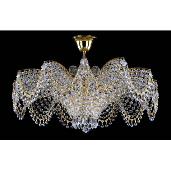 Plafoniera Cristale, Wave, Bohemia, E14, L201062CE, Crystal