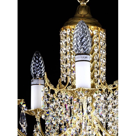 Candelabru Cristale, Bohemia, E14, L201064CE, Crystal