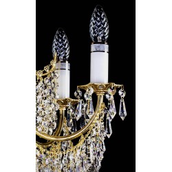 Candelabru Cristale, Bohemia, E14, L201064CE, Crystal
