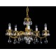 Candelabru Alama, Cristale, Bohemia, E14, L301034CE, Crystal