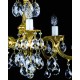 Candelabru Alama, Cristale, Bohemia, E14, L301034CE, Crystal