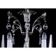 Candelabru Alama, Cristale, Bohemia, E14, L301061CE nickel antique, Crystal