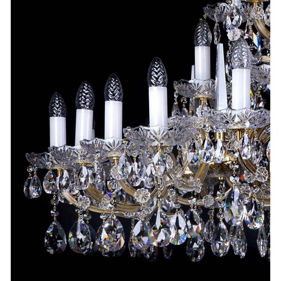 Candelabru Cristale, Maria Theresa, Bohemia, E14, L301097CE, Crystal