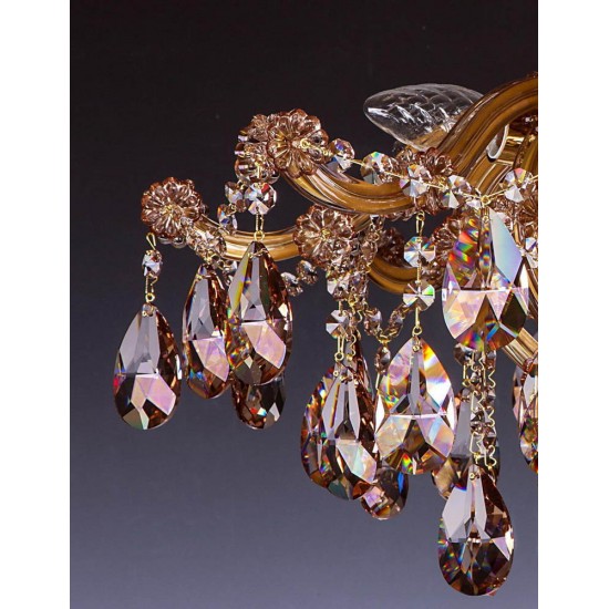 Candelabru Cristale, Maria Theresa, Bohemia, E14, L401002CE 8008, Crystal