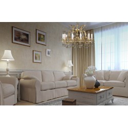 Candelabru Cristale, Maria Theresa, Bohemia, E14, L401013CE, Crystal