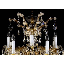 Candelabru Cristale, Maria Theresa, Bohemia, E14, L401017CE, Crystal