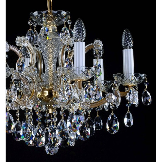 Candelabru Cristale, Maria Theresa, Bohemia, E14, L401022CE, Crystal