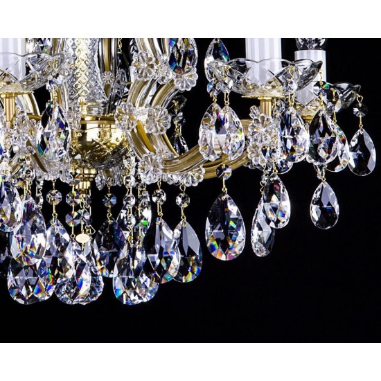Candelabru Cristale, Maria Theresa, Bohemia, E14, L401022CE, Crystal
