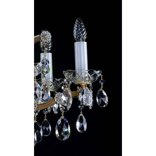 Candelabru Cristale, Maria Theresa, Bohemia, E14, L401022CE, Crystal