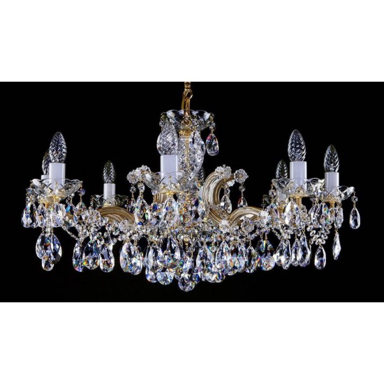 Candelabru Cristale, Maria Theresa, Bohemia, E14, L401028CE, Crystal