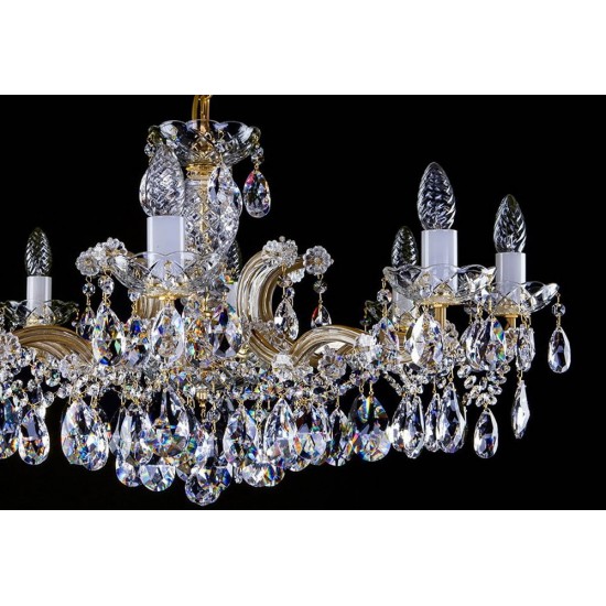 Candelabru Cristale, Maria Theresa, Bohemia, E14, L401028CE, Crystal