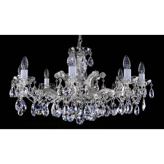Candelabru Cristale, Maria Theresa, Bohemia, E14, L401028CE, Crystal